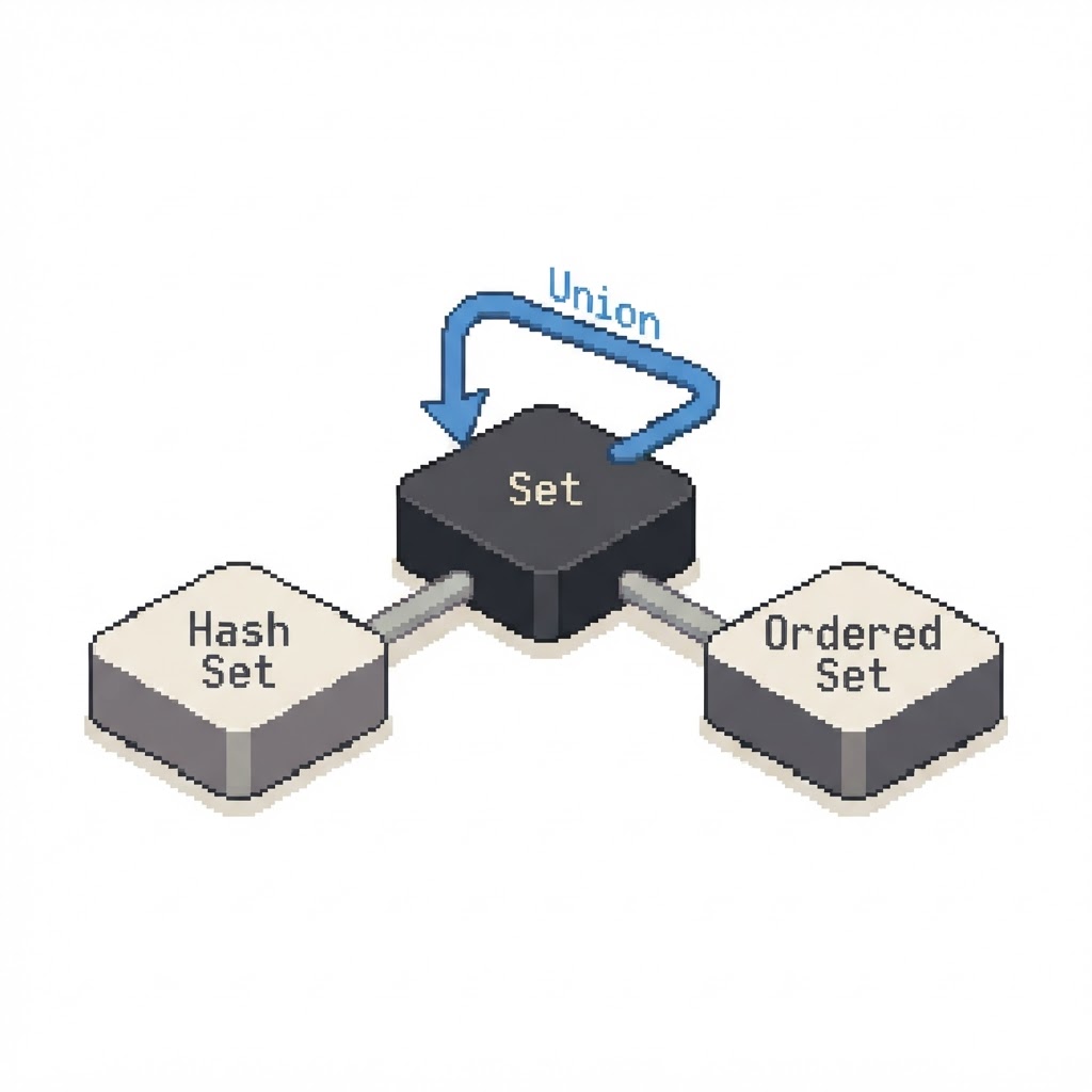 A recursive Union method that refers back to its own set type