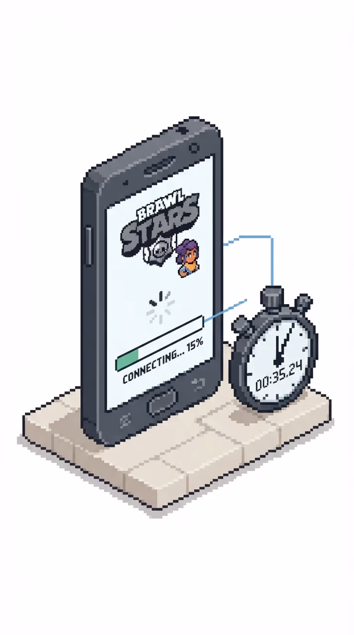 An older Android phone stuck on a long loading screen