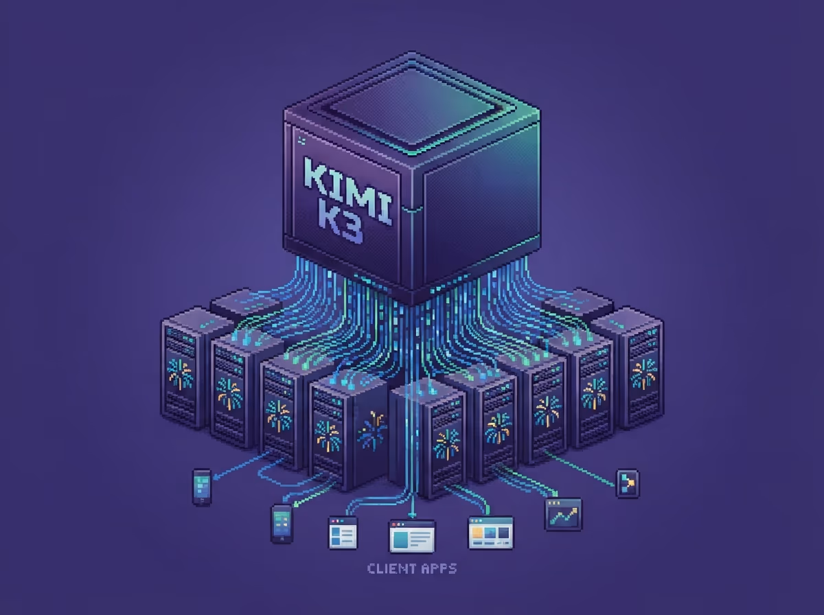Kimi K3 served across a GPU fleet