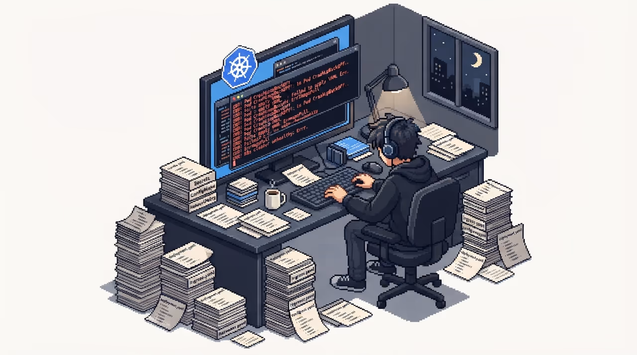 Engineer overwhelmed by Kubernetes YAML configuration