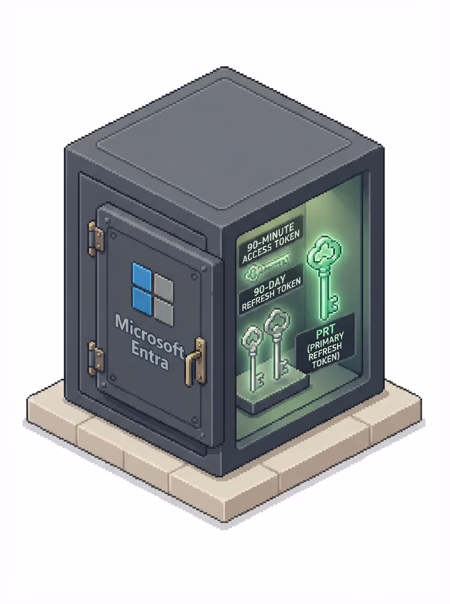 A vault of stolen tokens including a Primary Refresh Token master key
